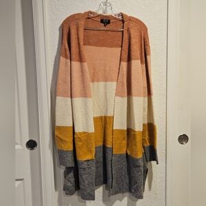 a new day Multicolor Striped Cardigan